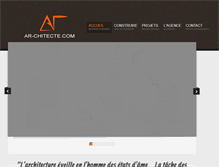 Tablet Screenshot of narbonne-architecte.com